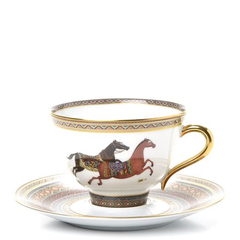 hermes cup and saucer|Hermes porcelain tea cups.